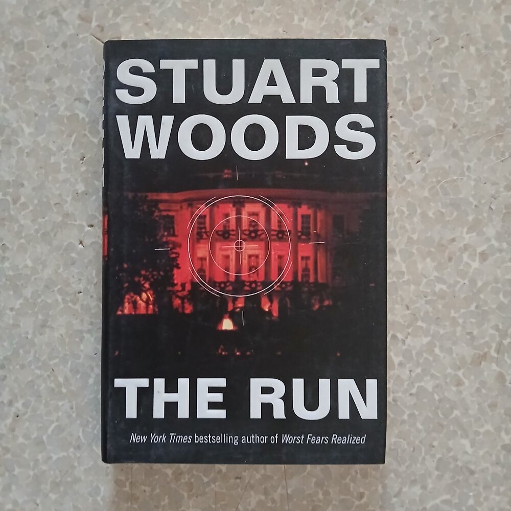 "The Run" by Stuart Woods - hardcover book